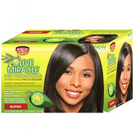 African Pride No Lye Relaxer Kit Super 